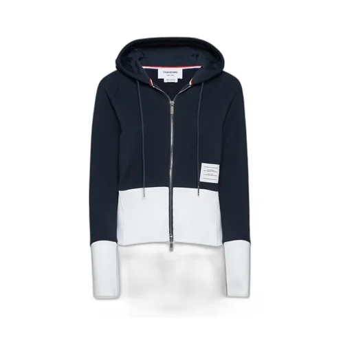 Logo Patch Zipped Hoodie