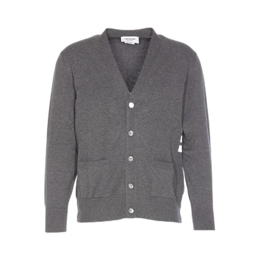 4-Bar V-Neck Relaxed-Fit Cardigan