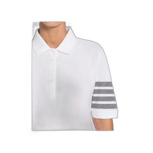 4-Bar Short Sleeved Polo Top