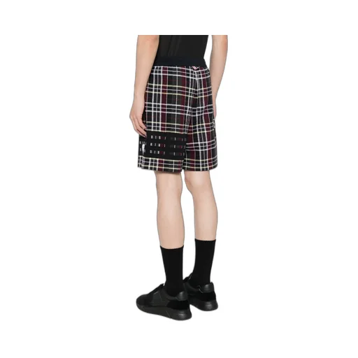 Checked Sweatshorts