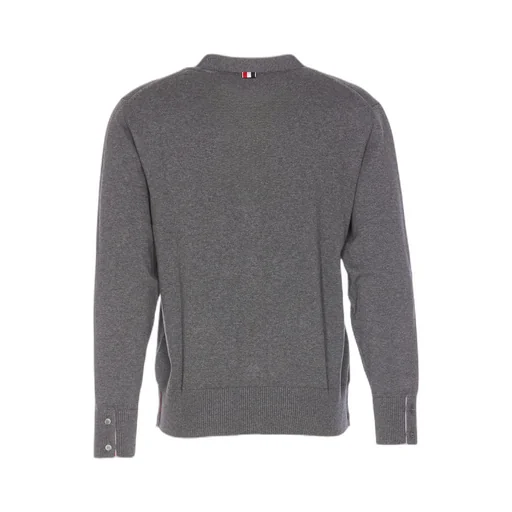 4-Bar V-Neck Relaxed-Fit Cardigan
