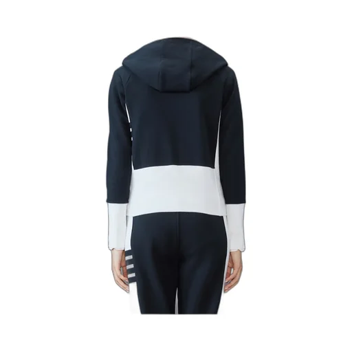 Logo Patch Zipped Hoodie