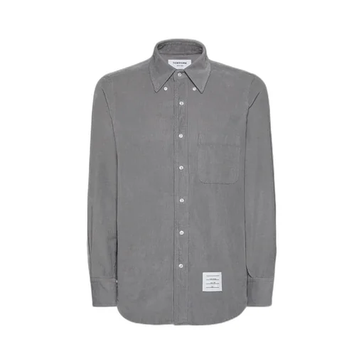 Logo-Patch Corduroy Shirt