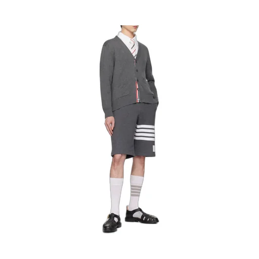 4-Bar V-Neck Relaxed-Fit Cardigan