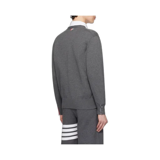 4-Bar V-Neck Relaxed-Fit Cardigan