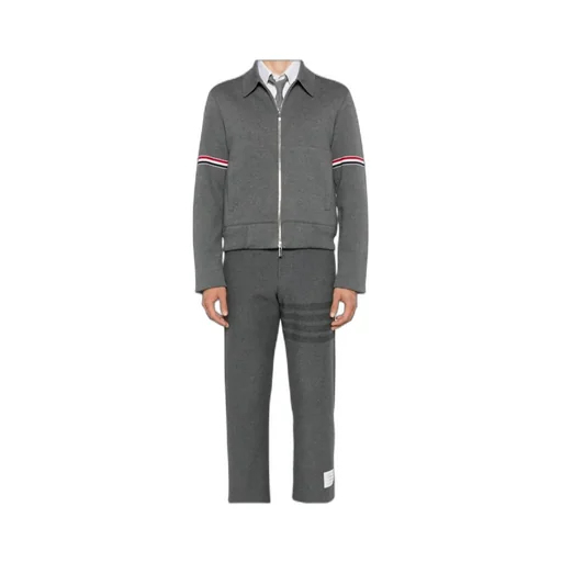 Rwb-Stripe Zip-Up Jacket