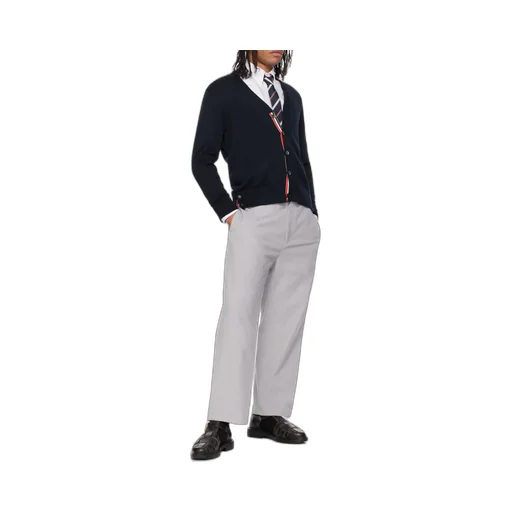 4-Bar V-Neck Relaxed-Fit Cardigan
