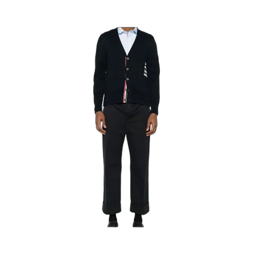 4-Bar V-Neck Relaxed-Fit Cardigan