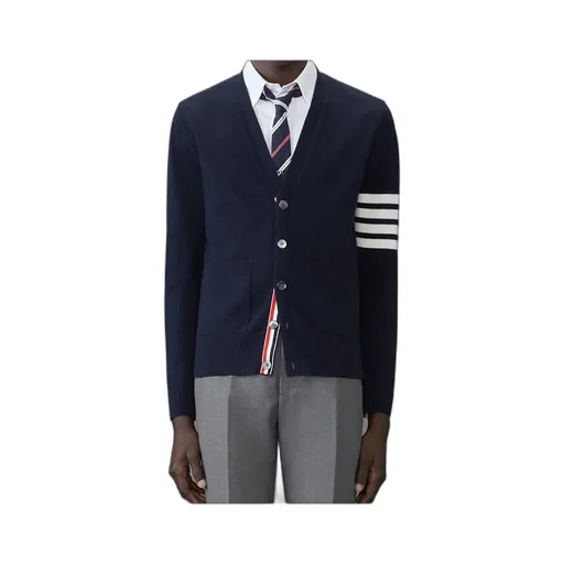 4-Bar Virgin-Wool Cardigan