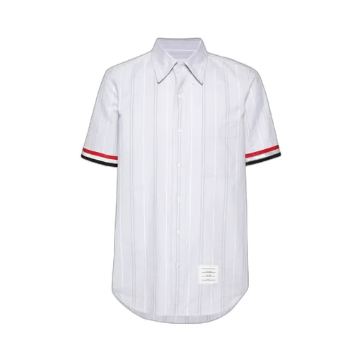 Rwb-Edge Striped Short-Sleeved Shirt