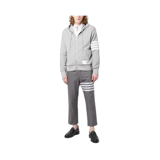 Logo Patch Zip-Up Hoodie