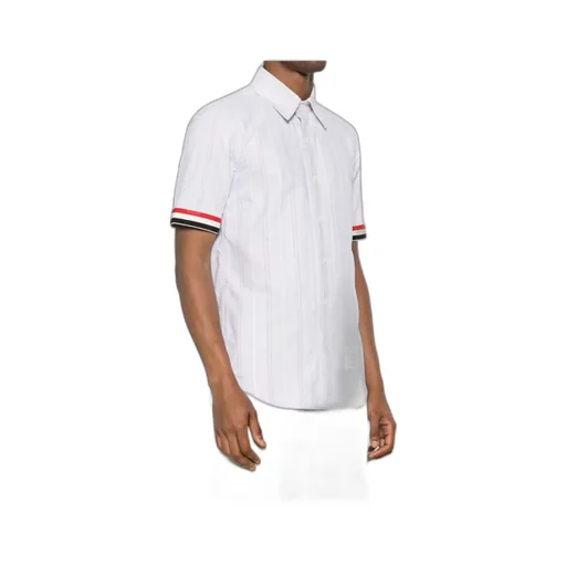 Rwb-Edge Striped Short-Sleeved Shirt