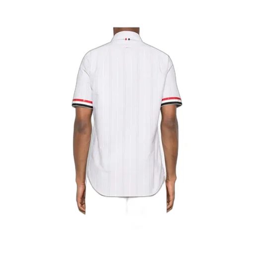 Rwb-Edge Striped Short-Sleeved Shirt