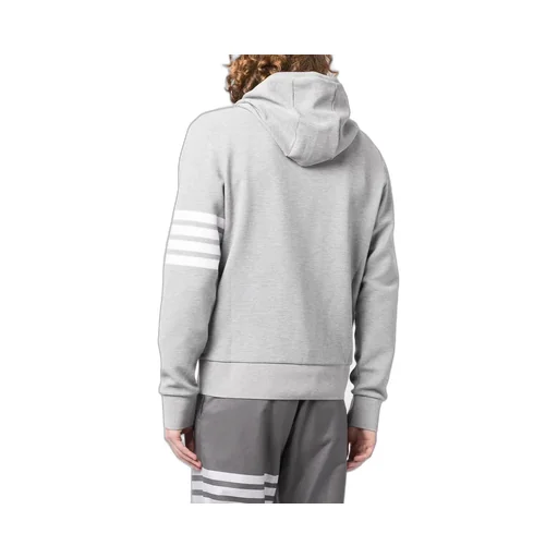 Logo Patch Zip-Up Hoodie