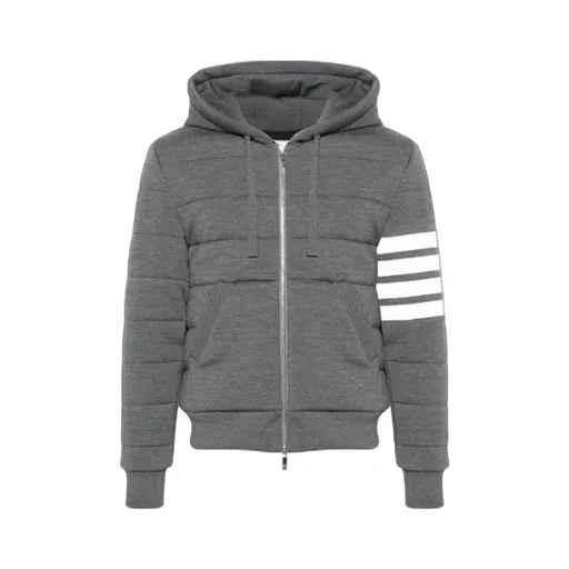 Striped Hooded Jacket
