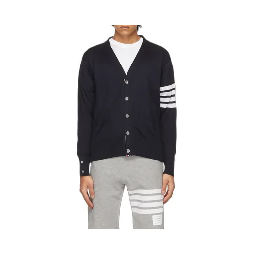 4-Bar Buttoned Cardigan