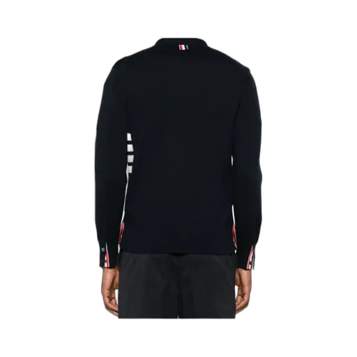 4-Bar V-Neck Relaxed-Fit Cardigan