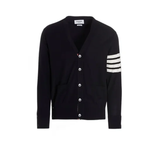 4-Bar Buttoned Cardigan