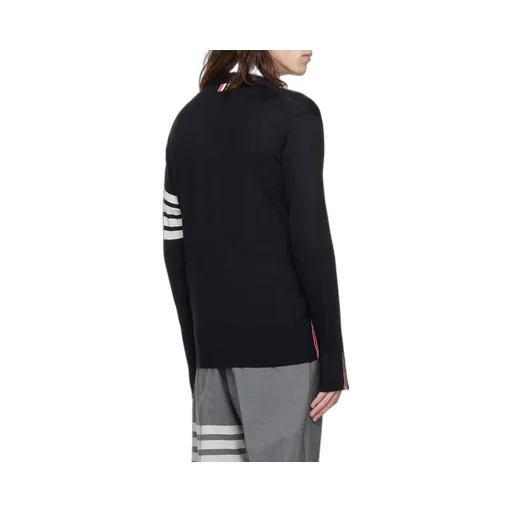 4-Bar Buttoned Cardigan