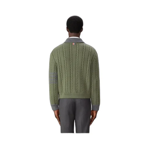 Cable Knit Cardigan Sweater