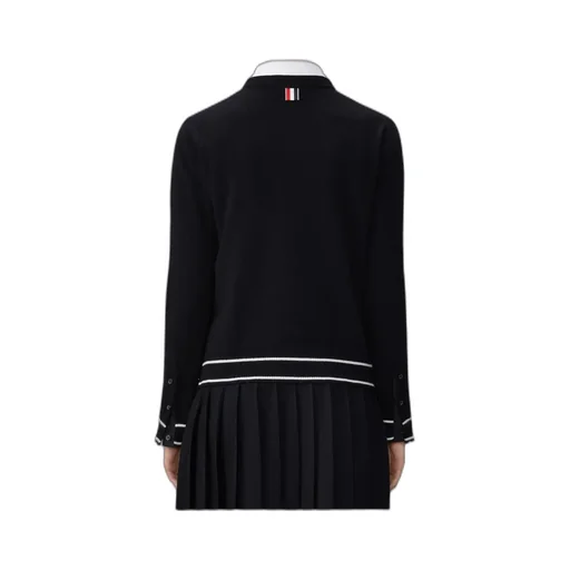 Hector Rose Embroidered Buttoned Cardigan
