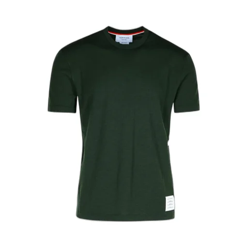 Short-Sleeved Crewneck Knitted T-Shirt