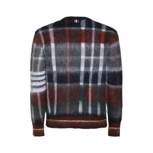 Checked Crewneck Jumper