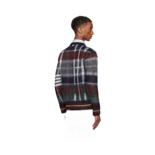 Checked Crewneck Jumper