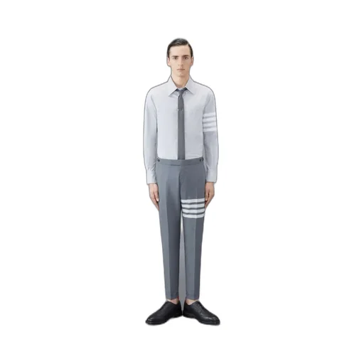Flannel Four-Stripe Shirt