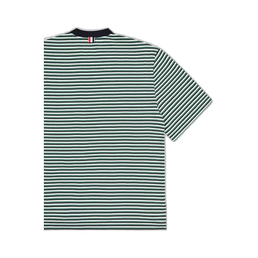 Striped Milano Ribbed Crewneck T-Shirt