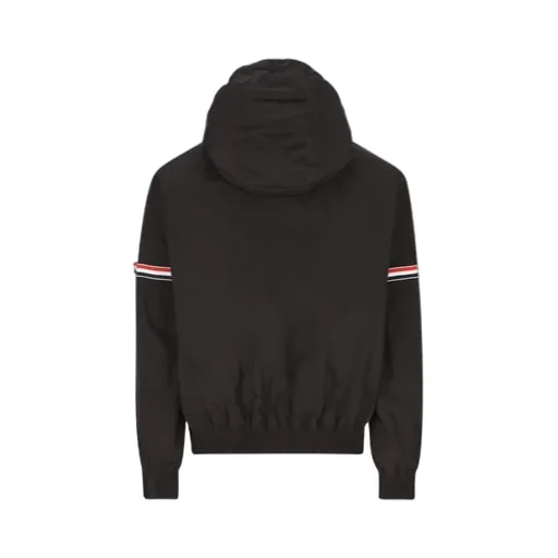 Stripe Detailed Zip-Up Jacket