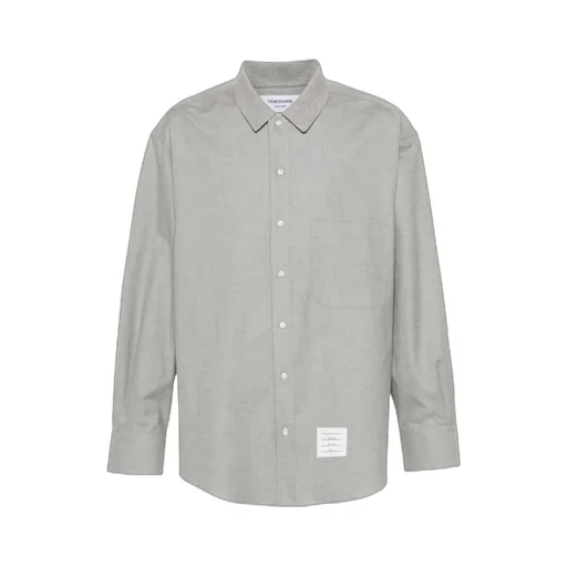 Rwb Striped Curved Hem Shirt