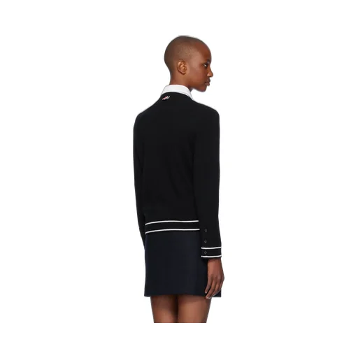Hector Rose Embroidered Buttoned Cardigan