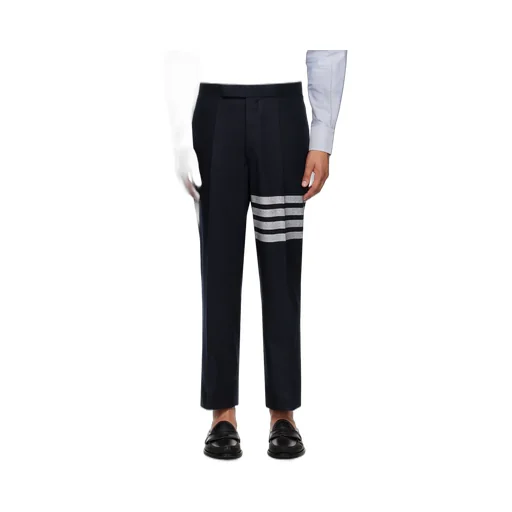 4-Bar Stripe Detailed Flannel Trousers