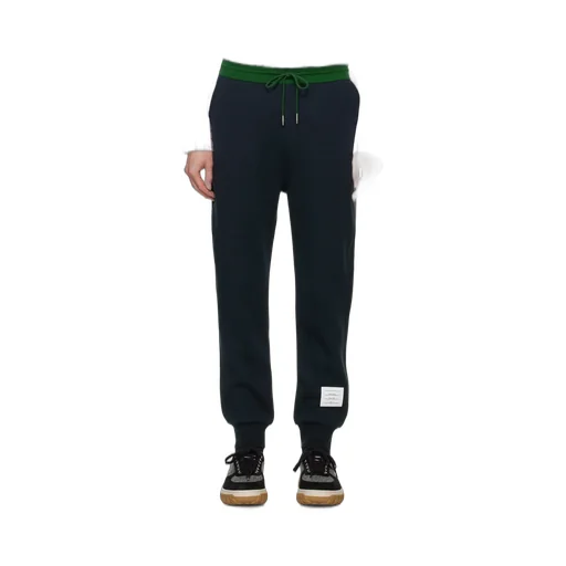 Logo Patch Drawstring Pants