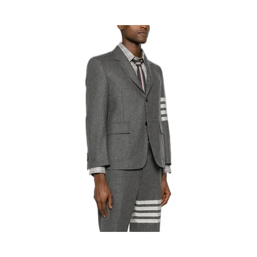 4-Bar Stripe Single-Breasted Blazer