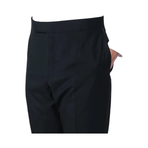 Mid-Waisted Skinny Trousers