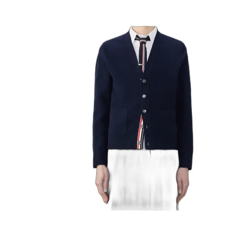Washed Stitch Knitted Cardigan
