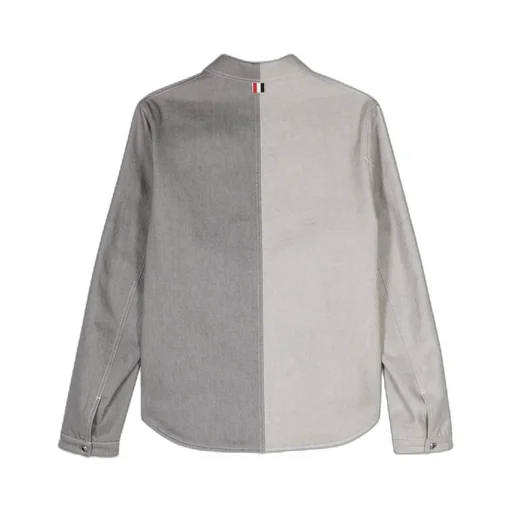 Utility Denim Curved Hem Jacket