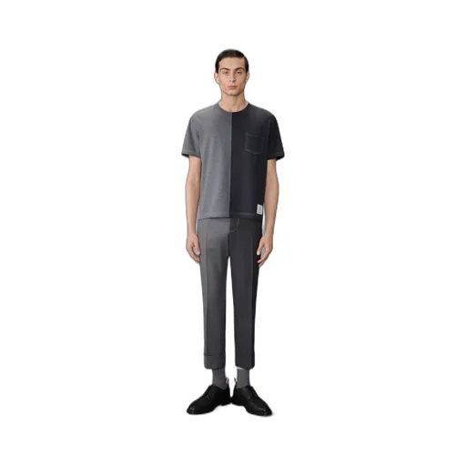 Two-Toned Crewneck T-Shirt