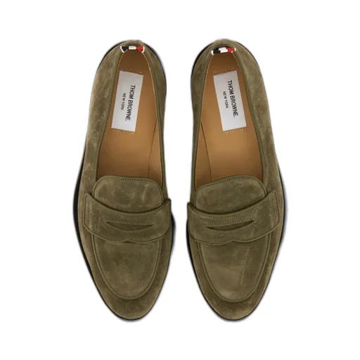 Rwb Striped Varsity Penny Loafers