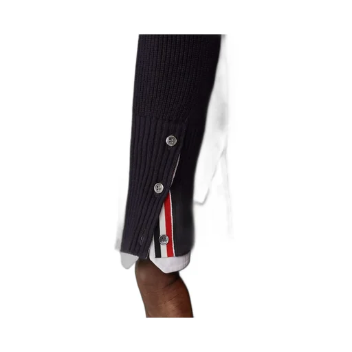 4-Bar Stripe Detailed Cardigan