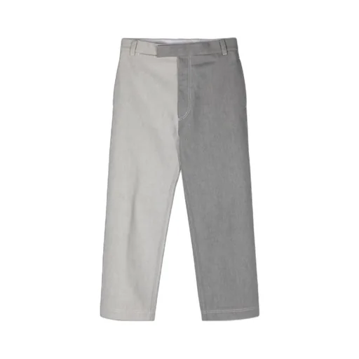 Two-Toned Mid-Rise Jeans