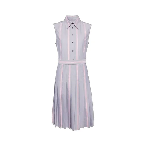 Striped Belted Dress