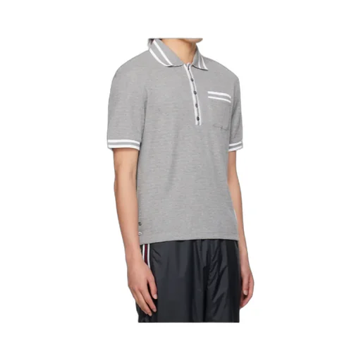 Pointelle Cotton Polo Shirt