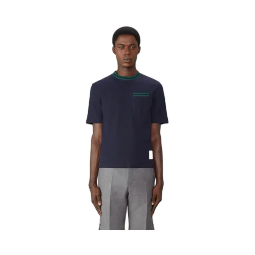 Pointelle-Knit Crewneck T-Shirt