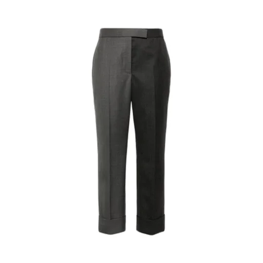 Colour-Block Tapered-Leg Trousers