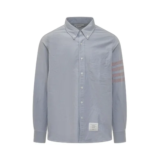 4-Bar Stripe Curved Hem Shirt