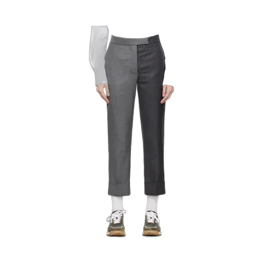 Colour-Block Tapered-Leg Trousers