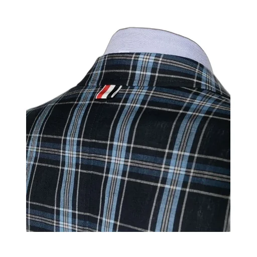 Checked Virgin Wool Blend Blazer